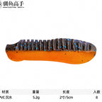 Ribbed Grub Soft Plastic Lure, 2 in (5 cm), 8-Pack – option photo
