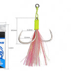 Glow Assist Hooks for Jigs, Single & Double, 1/0-3/0 – option photo