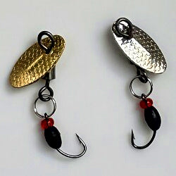 Micro Spinner Spoon Lures, 5-Pack, 0.4–1.5 g (0.014–0.053 oz) – option photo