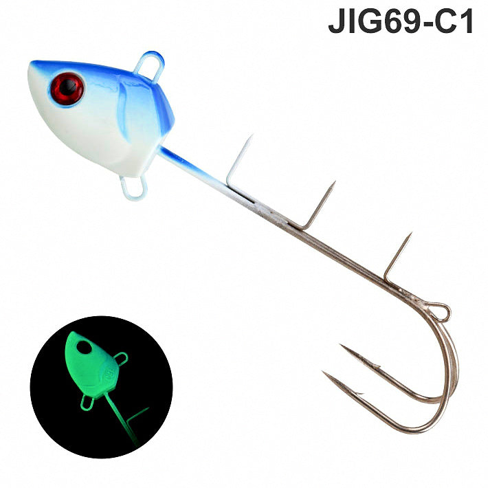 Slow Pitch Metal Jig, 100–300 g (3.5–10.6 oz) – option photo