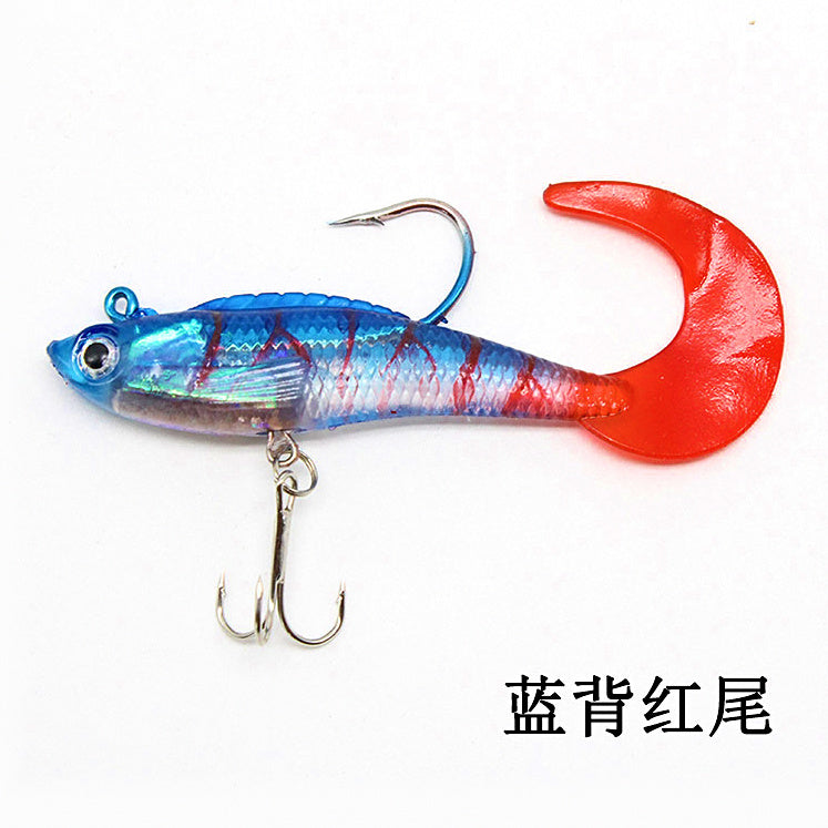 Curly Tail Soft Bait with Lead Head, 9 g and 16 g – option photo