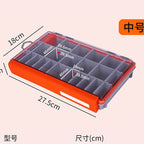 ABS Lure Storage Box, Removable Dividers, Hard Bait Case – option photo