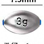 Hollow Plastic-Core Olive Sinker, 0.11–5.3 oz (3–150 g) – option photo