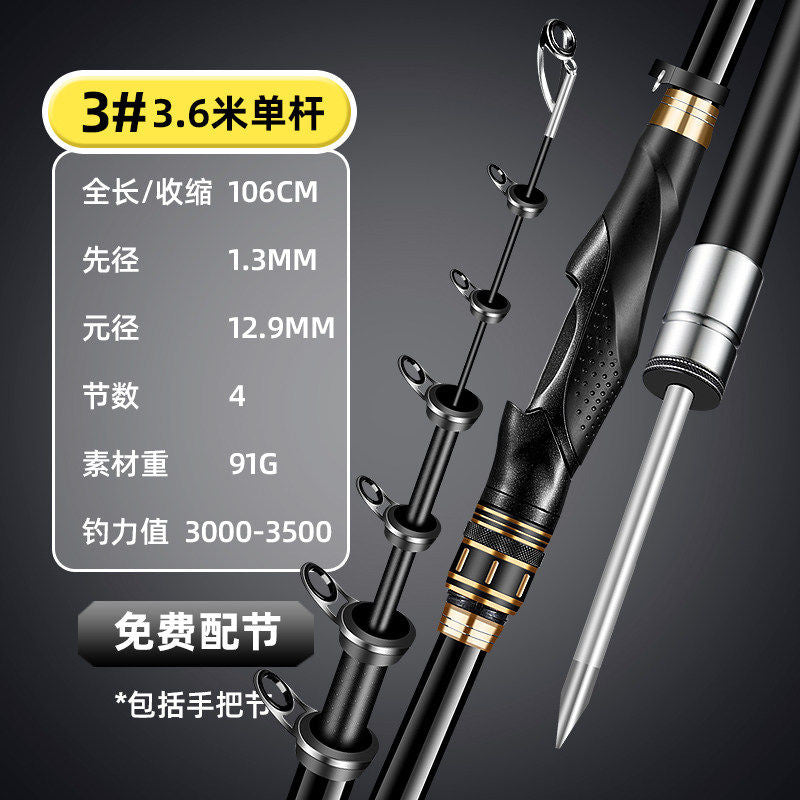 Carbon Telescopic Iso Rod, 3.0–6.3 m (9.8–20.7 ft) – option photo