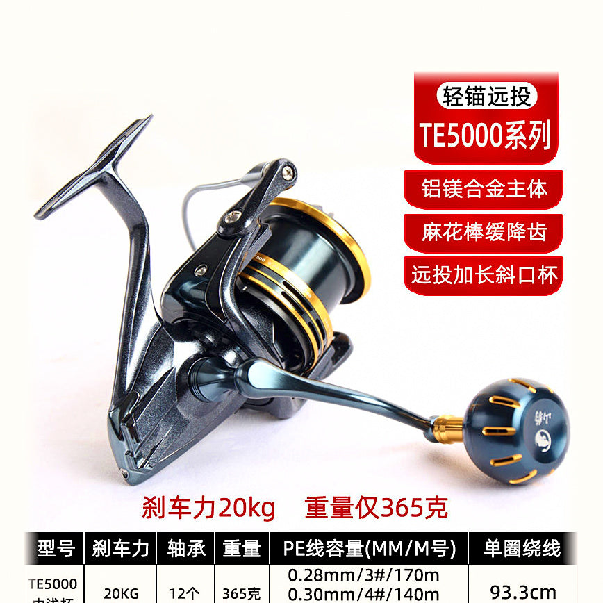 Aluminum Front Drag Spinning Reel, 5000–12000 Sizes – option photo