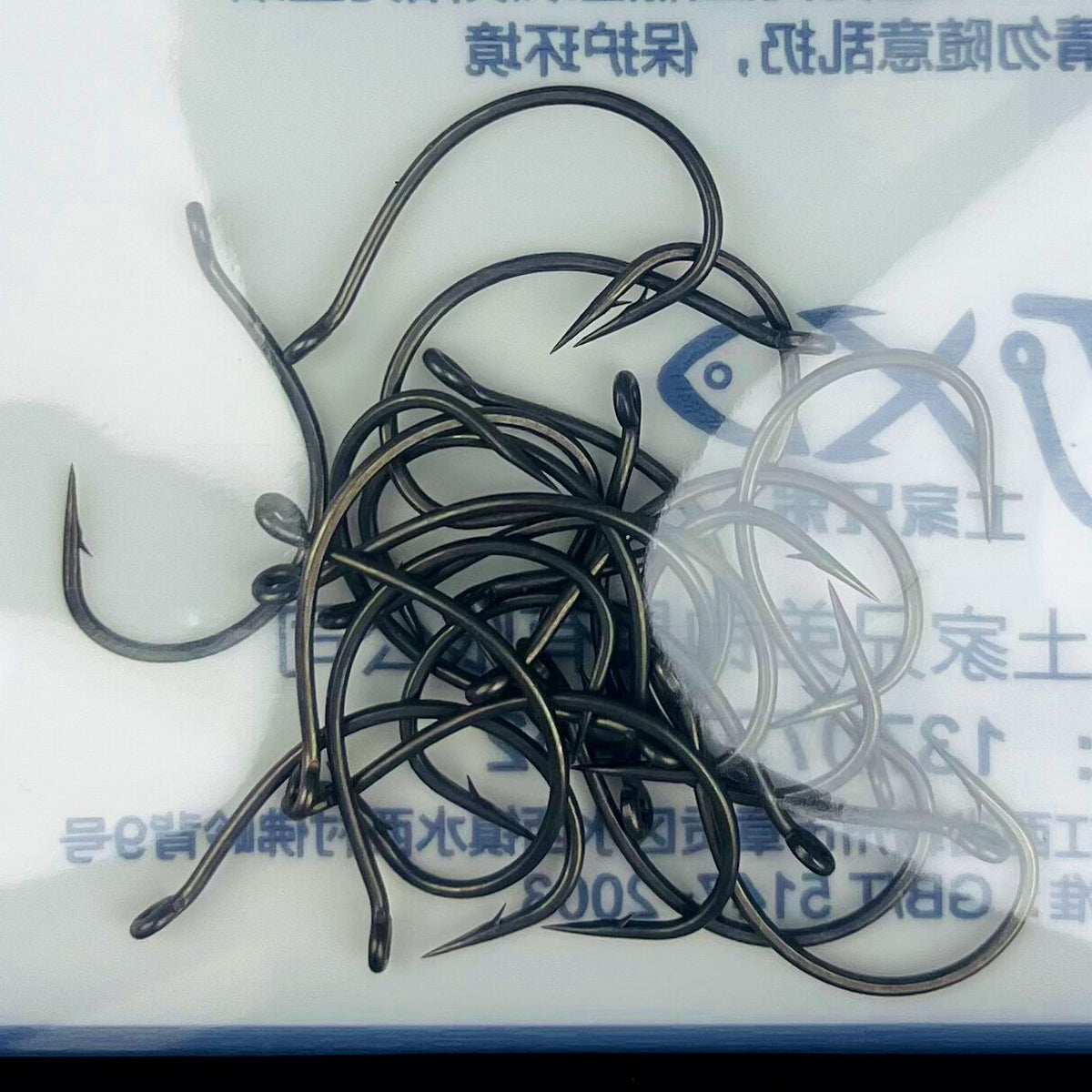 Barbed Wacky Hooks for Soft Plastic Worms, Sizes 2 to 2/0 – option photo