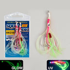 UV Glow Assist Hooks for Slow Pitch Jigs, High Carbon Steel – option photo