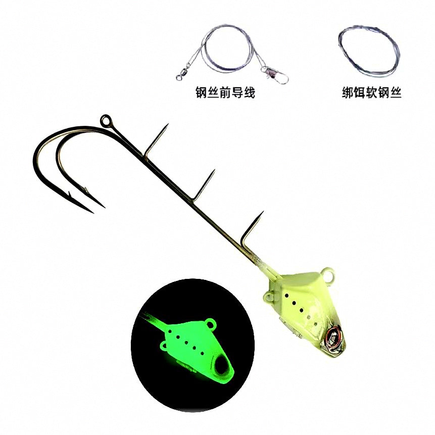 Glow Tenya Jig with Double Hooks, 80–180 g (2.8–6.3 oz) – option photo