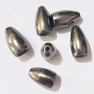 Tungsten Bullet Weight Texas Rig Sinker, 1/16–2-1/4 oz – option photo
