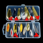 17-Piece Casting Spoon & VIB Lure Set, Single Hook – option photo