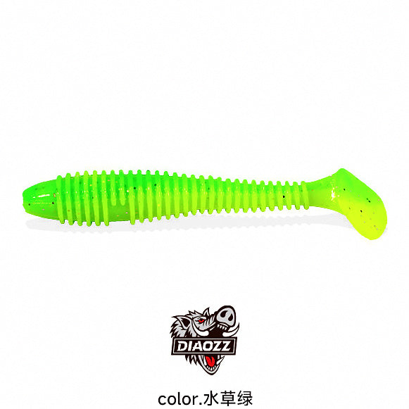 T-Tail Soft Shrimp Lure, 15 pcs, 3.5–6.5 cm (1.4–2.6 in) – option photo