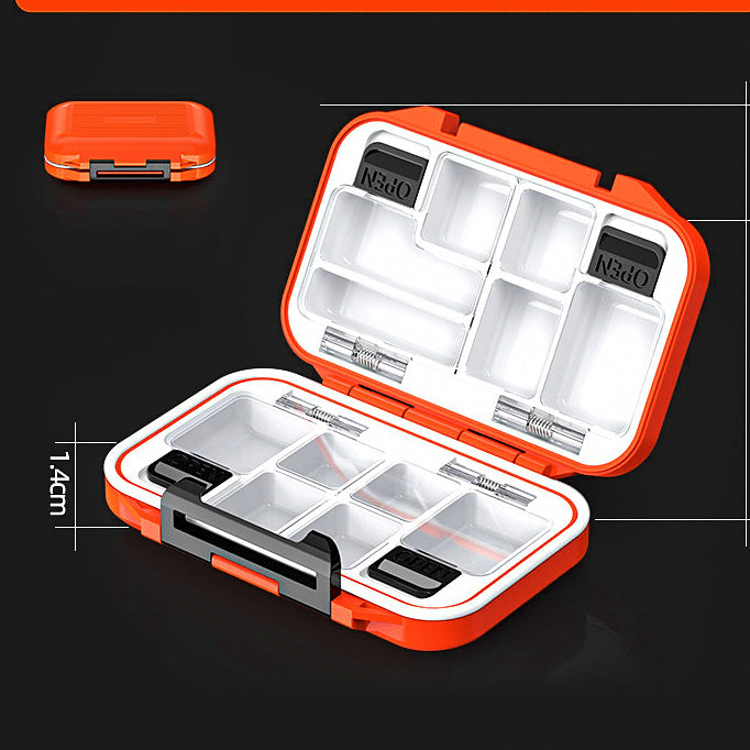 Waterproof Tackle Storage Box for Hooks & Lures, 4 Sizes – option photo
