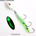 Glow Slow Pitch Jig with Squid Hook, 100–300 g (3.5–10.6 oz) – option photo