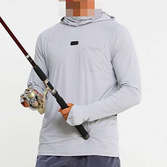 Men's Quick-Dry Sun Protection Fishing Shirt, Lightweight Mesh – option photo
