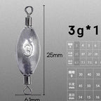 Double Swivel Olive Sinker, 0.1–3.5 oz (3–100 g) – option photo