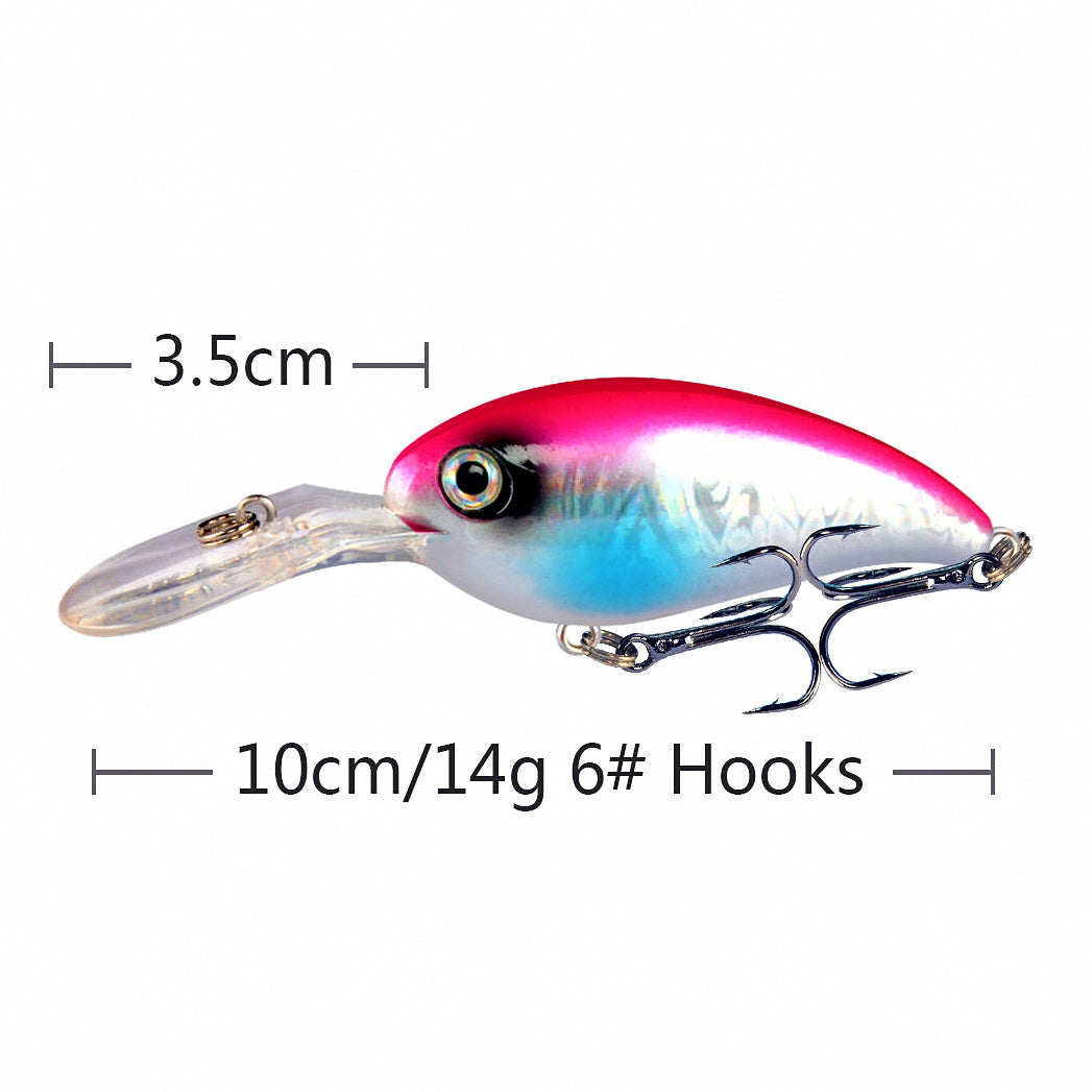 Floating Deep Diving Minnow, 10 cm (3.9 in), 14 g (0.5 oz) – option photo
