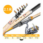 Soft Action Fiberglass Rock Fishing Rod, 2.1–3.6 m (6.9–11.8 ft) – option photo