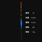 Nano Stick Float, Thick Body, 1.0–1.5 g Load (0.04–0.05 oz) – option photo