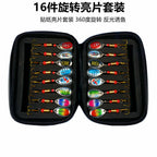 16-Piece Spinner & Spoon Lure Kit with Carry Bag – option photo