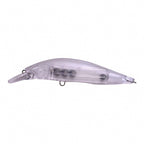 Unpainted Clear Floating Minnow Lure Blank – option photo