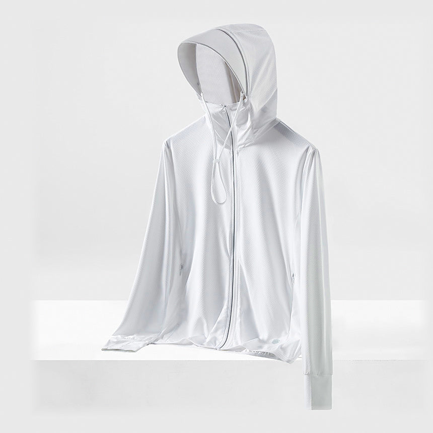 UPF 50+ Hooded Fishing Sun Shirt, Quick-Dry, Men's & Women's – option photo