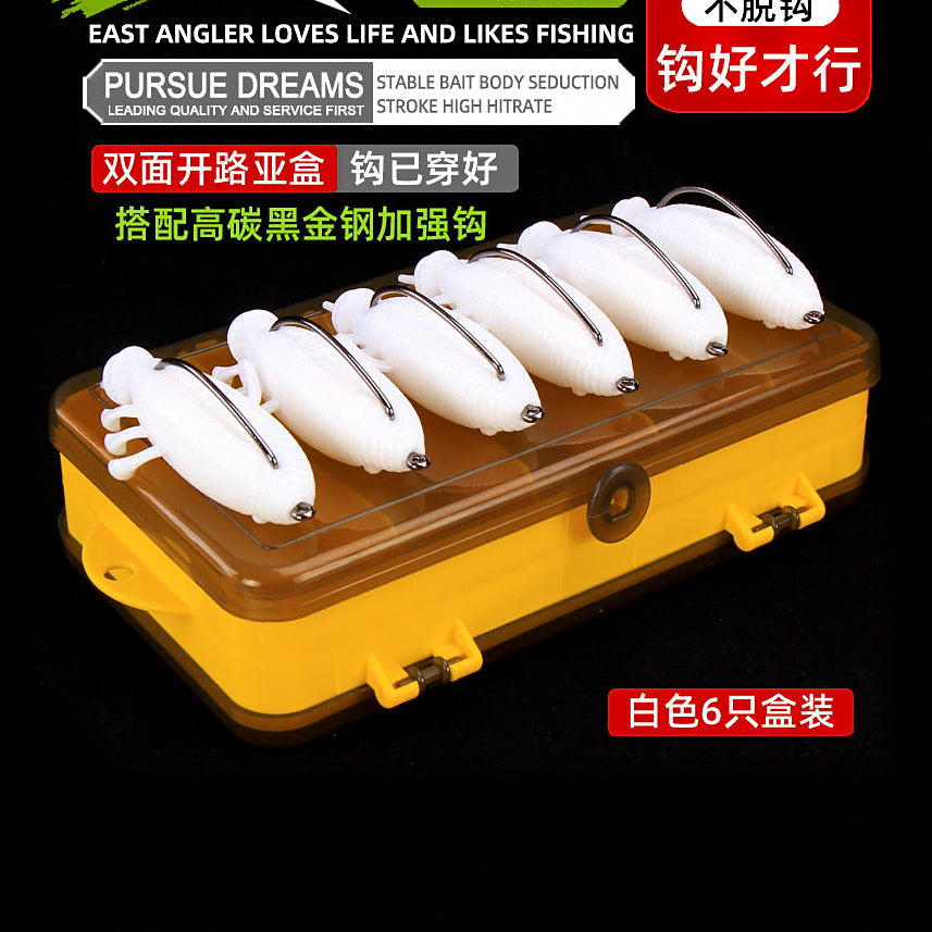 Floating Soft Frog Lure for Snakehead, 6-Pack – option photo