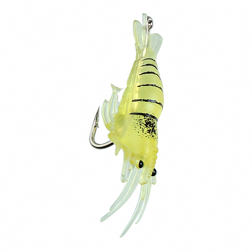 Soft Shrimp Lure with Hook, Glow Grass Shrimp Bait – option photo