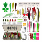 Assorted Lure Kit: Minnow, VIB, Pencil, Spoon & Soft Baits – option photo