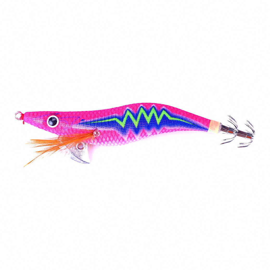 Glow Wood Shrimp Squid Jig, 12.2–20 g (0.43–0.71 oz) – option photo