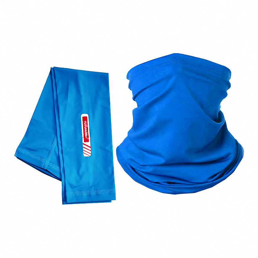 Sun Protection Face Mask & Arm Sleeves for Fishing, Nylon – option photo