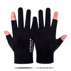 UV Sun Protection Fishing Gloves, Touchscreen, Fingerless – option photo