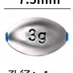 Olive Sinker, Plastic Core, 0.1–5.3 oz (3–150 g) – option photo