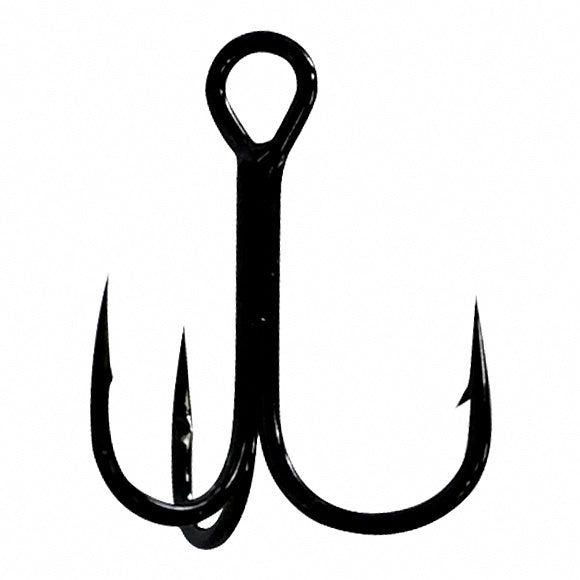 Barbed Treble Hooks, High Carbon Steel, Size 18 to 3/0 – option photo