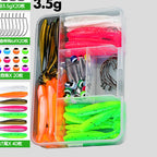 Texas Rig Kit, Offset Hooks & Sinkers, 0.12–0.5 oz (3.5–14 g) – option photo