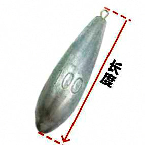 Teardrop Casting Sinker, Stainless Ring, 0.12–7 oz (3.5–200 g) – option photo
