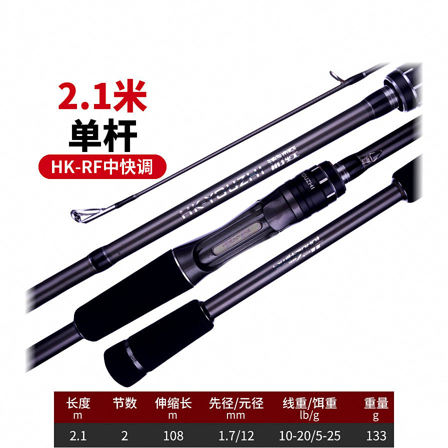 Carbon Lure Rod, Medium Power, 2.1–2.4 m (6 ft 11 in–7 ft 10 in) – option photo