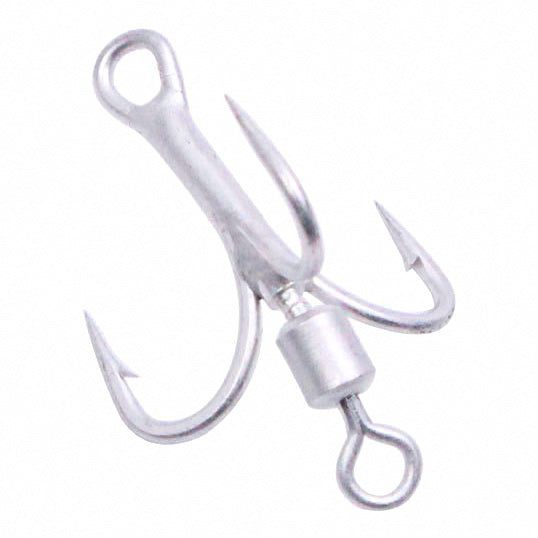 Swivel Treble Hook with Optional Blade, Size #2–#8 – option photo