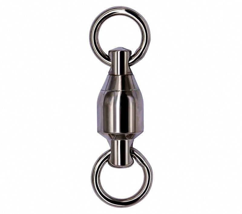 Ball Bearing Swivels, Stainless Steel, 10-Pack, Sizes #0–#10 – option photo