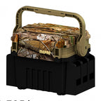 Camo Double-Layer Tackle Box with Rod Tubes & Cup Holder – option photo