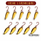 Micro Spoon Lure Set, 1.5–2.5 g (0.05–0.09 oz) – option photo