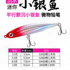 Slow-Sinking Pencil Lure, Silver Minnow, 3.5–12 g (0.12–0.42 oz) – option photo