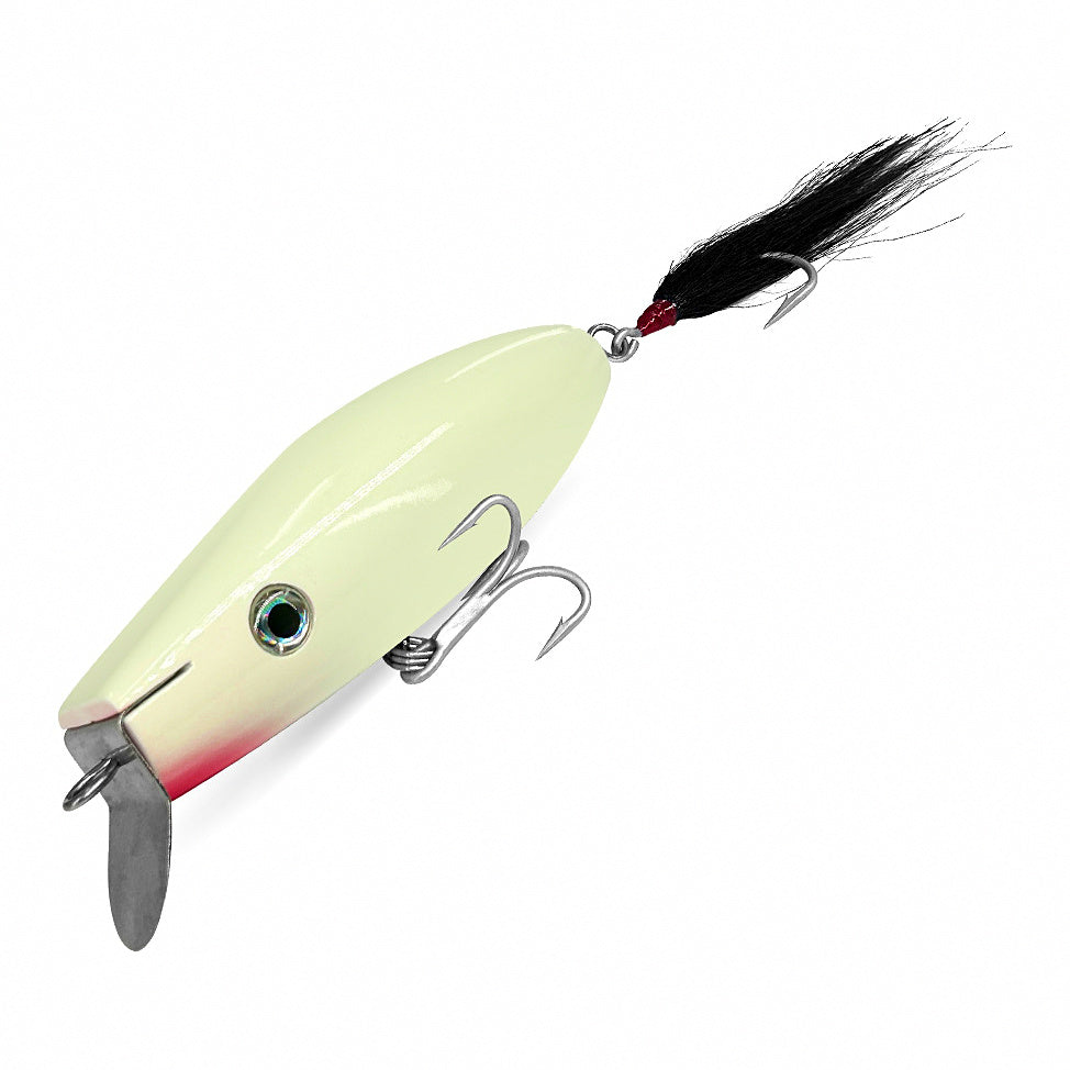 Wooden Minnow Trolling Lure with Metal Lip, Saltwater – option photo