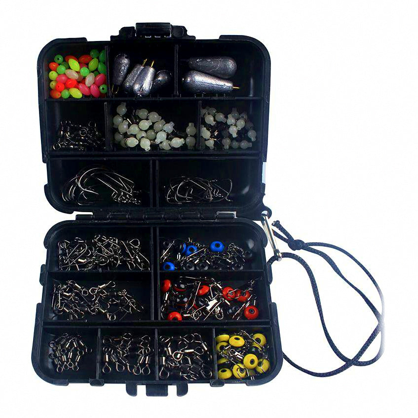 175-Piece Terminal Tackle Kit with Hooks, Swivels & Sinkers – option photo