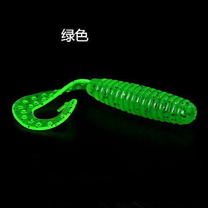 Curly Tail Grub Soft Bait, PVC, Texas Rig, Multiple Colors – option photo