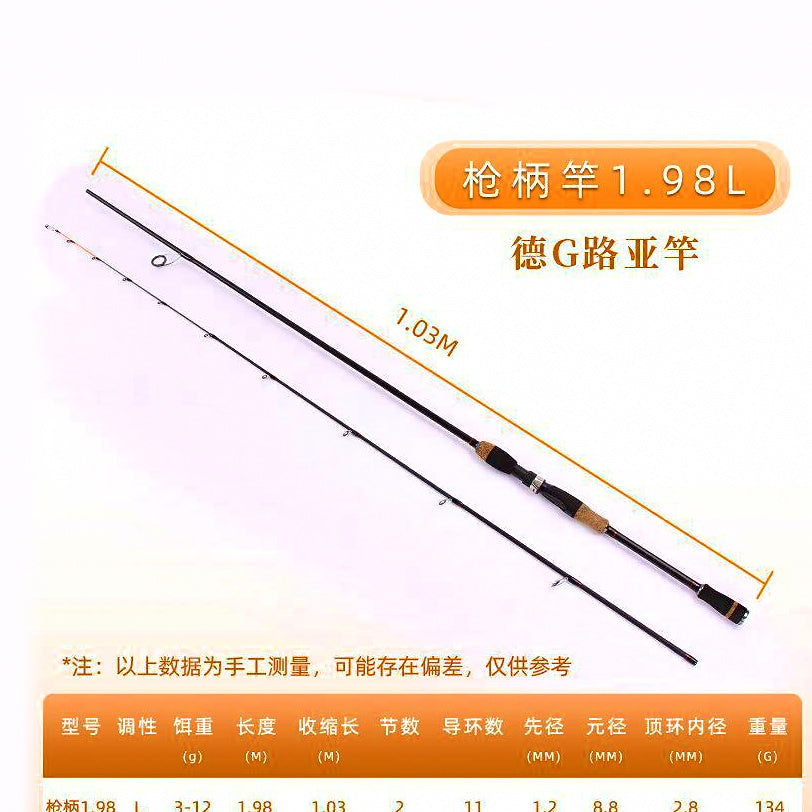 2-Piece Carbon Lure Rod, 1.98–2.7 m (6 ft 6 in–8 ft 10 in) – option photo