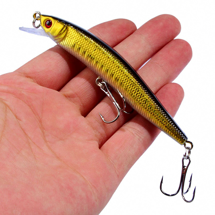 Floating Minnow Hard Bait, 9.5 cm (3.7 in), 8.5 g (0.3 oz) – option photo