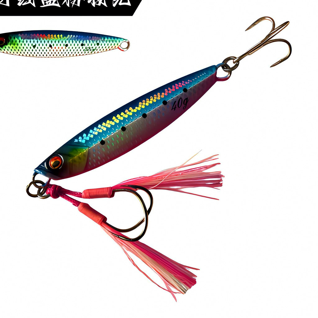 Glow Metal Jig with Treble Hooks, 80 g (2.8 oz) – option photo