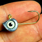 Glow Red Eye Lead Jig Head Hooks, 10 pcs, 2–7 g (0.07–0.25 oz) – option photo