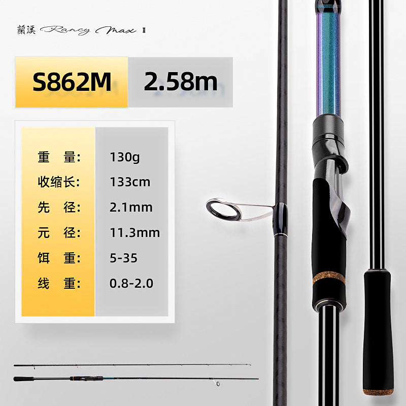 Shore Casting Lure Rod, 3-Piece, 2.58–3.9 m (8.5–12.8 ft) – option photo