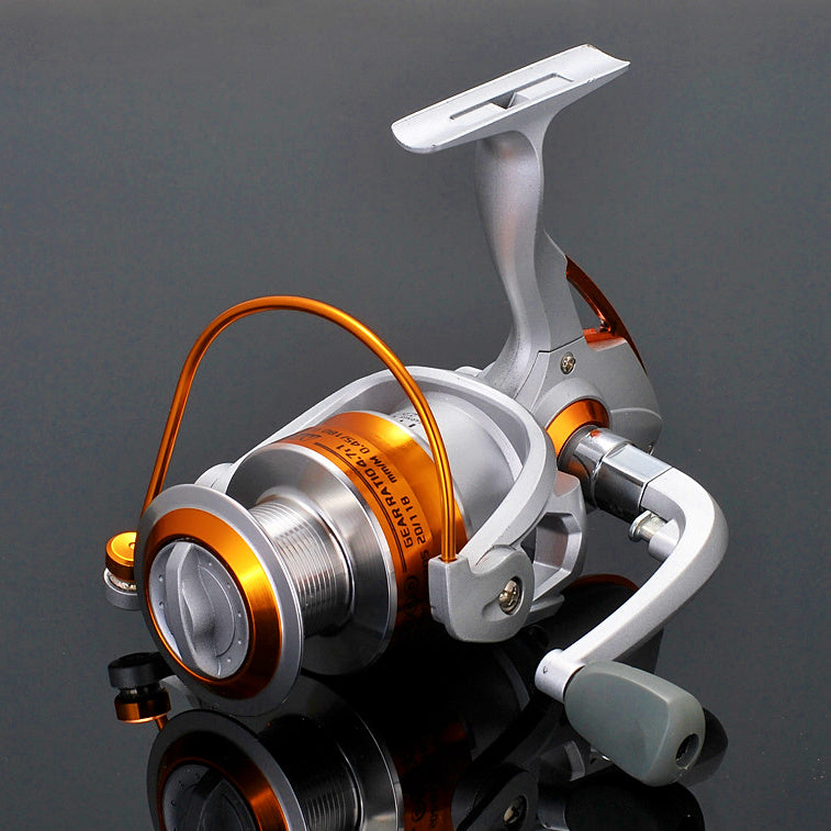 All-Metal Head Spinning Reel, Gold, Sizes 2000–7000 – option photo